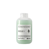 Davines MELU bottle front view showing product and brand benefits