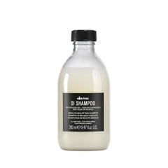 Davines bottle front showing OI shampoo and daily softness benefit