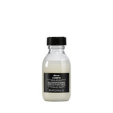 Davines OI Shampoo travel-size front view showing compact packaging and portability benefit