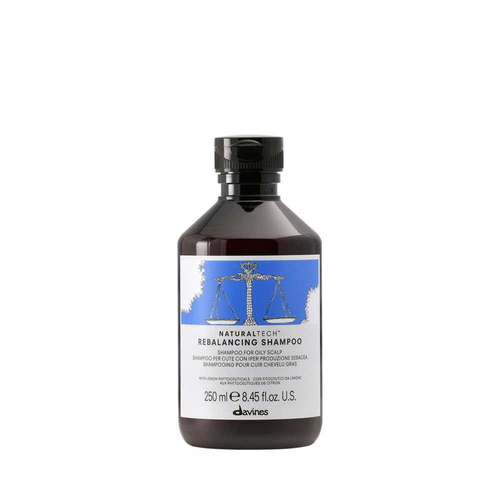 Davines bottle front packaging showing brand and clarifying benefit