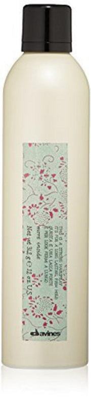 Davines bottle front view showing label and strong hold benefit
