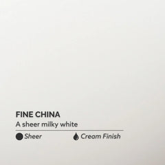 Close-up of Fine China lacquer texture from Dazzle Dry showing even coverage benefit