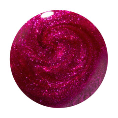 Dazzle Dry Kaleidoscope lacquer close-up showing metallic fuchsia pigment intensity