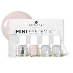 Dazzle Dry mini kit front packaging showing contents and easy travel convenience