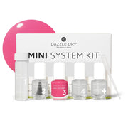 Dazzle Dry mini kit front packaging showing compact travel-friendly set