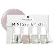 Dazzle Dry mini kit front packaging showing compact travel-ready set and convenience
