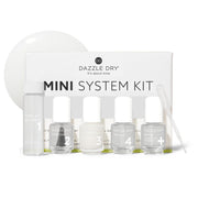 Dazzle Dry mini kit front packaging showing all five pieces and portability