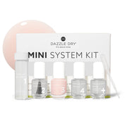 Dazzle Dry front packaging showing mini kit and benefits