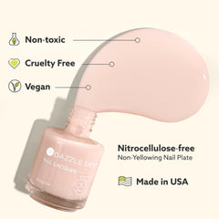 Dazzle Dry polished nails in sunlight showing durable, chip-resistant wear benefit