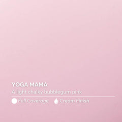 Dazzle Dry Yoga Mama swatch on nail wheel showing true color for confident choices