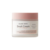 DEARBOO front jar of Glass Skin Snail Cream showing product packaging and brand clarity