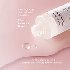 DEARBOO close-up label highlighting snail mucin and niacinamide benefits