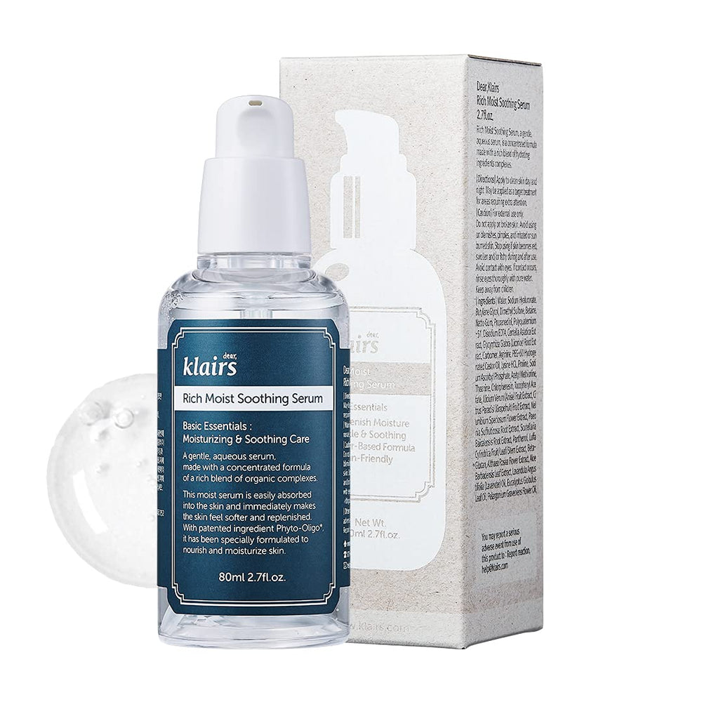 DearKlairs front bottle view showing compact 80ml size and clean design