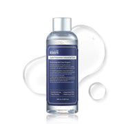 DearKlairs front bottle shot showing clean unscented toner packaging and calming effect