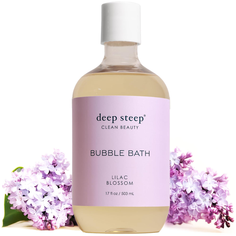 Deep Steep front packaging showing 17oz bottle and relaxing benefit