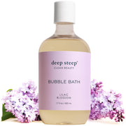 Deep Steep front packaging showing 17oz bottle and relaxing benefit
