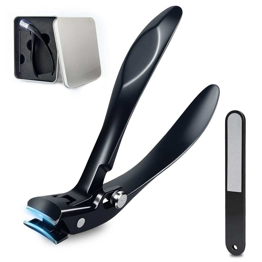 Deepfeel clippers front view showing ergonomic shape and clear cutting benefit