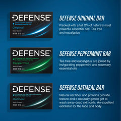 Defense Soap Original bar close-up showing smooth texture and clean scent