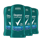 Degree Cool Rush front packaging showing four sticks and clear branding for reliable protection