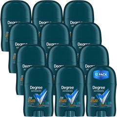 Degree Cool Rush front packaging shows compact travel sticks for easy packing