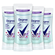 Degree front packaging 4-pack showing value and convenience