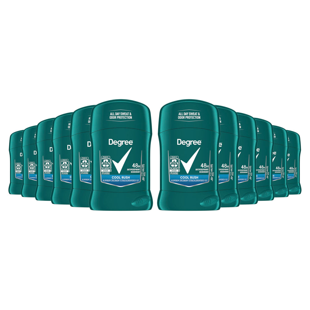 Degree front packaging showing product name and benefits for quick identification