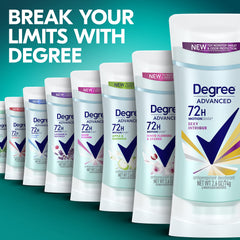 Degree stick close-up texture demonstrating smooth glide benefit