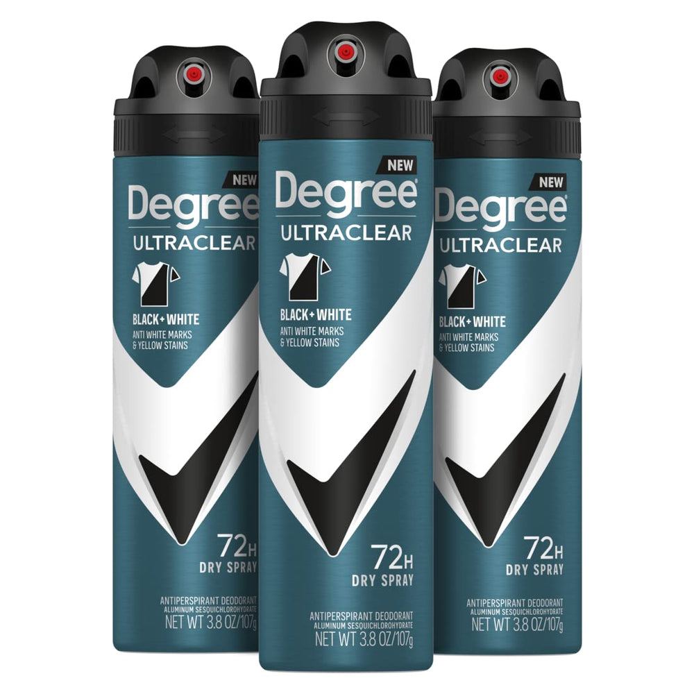 Degree UltraClear front packaging showing branding and can