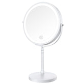 DEIOVWXS front view of LED vanity mirror showing clean illumination benefit