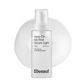De:maf front bottle showing compact 5.24 fl oz serum, lightweight hydration benefit