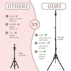 Demides tripod folded for storage showing compact, travel-ready design