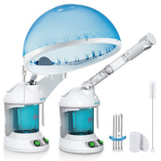 Denfany steamer front view on tabletop showing compact design and convenience