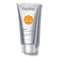 depology front packaging showing bottle and label, communicates size and clarity