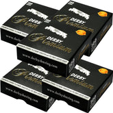 Derby front packaging showing bulk 500 blades and clear branding for easy storage