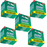 Derby blade front packaging shows brand and bulk count benefit