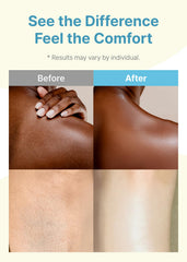 Derma B pouring oil during post-shower routine for long-lasting moisture
