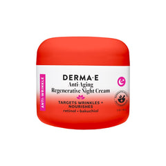 Derma E front jar showing label and 2 oz size for clear identification and trust