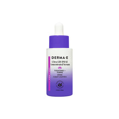 Derma E front packaging showing serum bottle and benefit of firming
