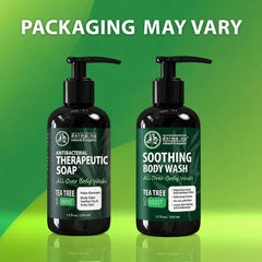 Derma-Nu pump dispensing lather with cooling eucalyptus for quick refresh