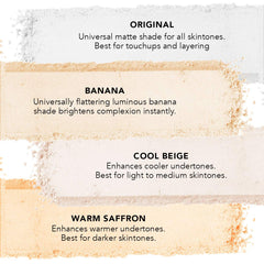 Dermablend powder texture close-up showing luminous, finely milled finish