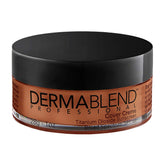Dermablend cover crème front jar showing packaging and shade clarity