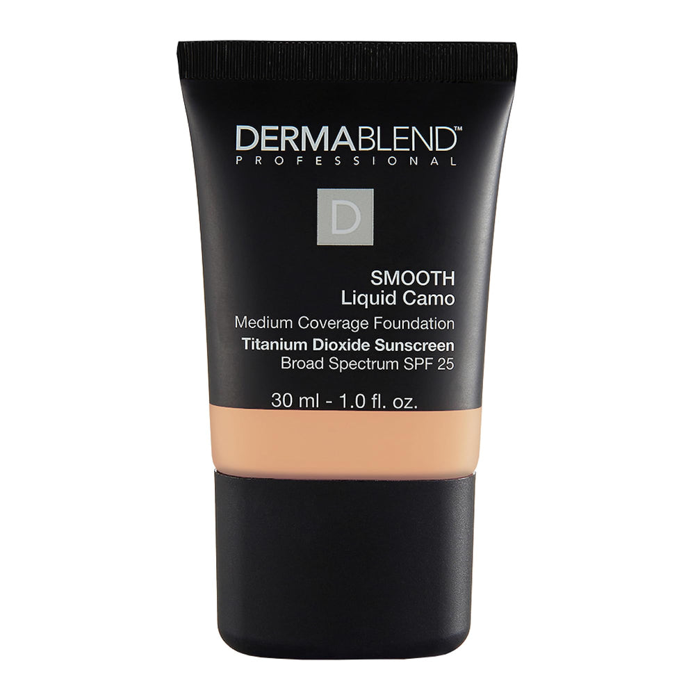 Dermablend front packaging showing bottle and label, clear product benefit