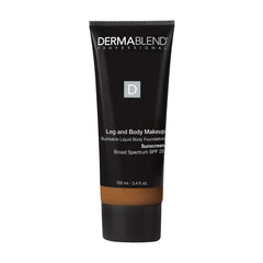 Dermablend bottle front pump shows shade 70W and clear labeling benefit coverage