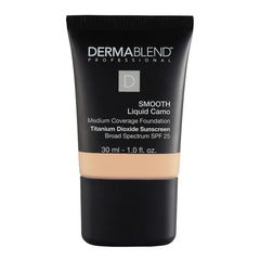 Dermablend front packaging showing bottle and brand, reliable coverage