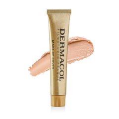 Dermacol open tube swatch showing creamy texture and benefit of easy blending