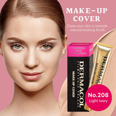 Dermacol close-up texture of matte formula highlighting smooth, non-greasy finish
