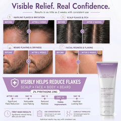 DERMAdoctor pump dispensing cleanser illustrating easy, controlled application benefit