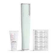 DERMAFLASH front view in seafoam showing sleek design and safety benefits