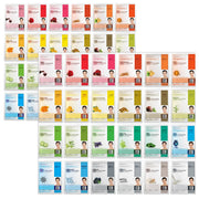 DERMAL front of box showing 48-sheet mask set and formula categories for easy selection