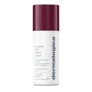 Dermalogica bottle front packaging showing product and benefit of visible smoothing